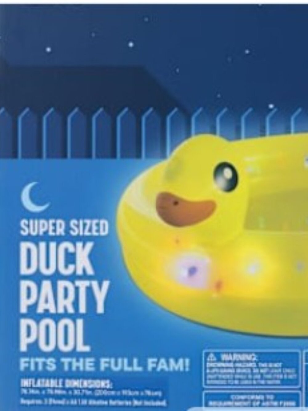 Super Sized  "LED Duck Party Pool" Brand New In Original Box